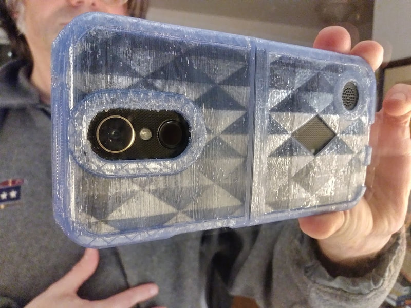 Phone case in recycled PET